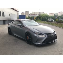 Накладки сплиттеры на пороги на Lexus RC